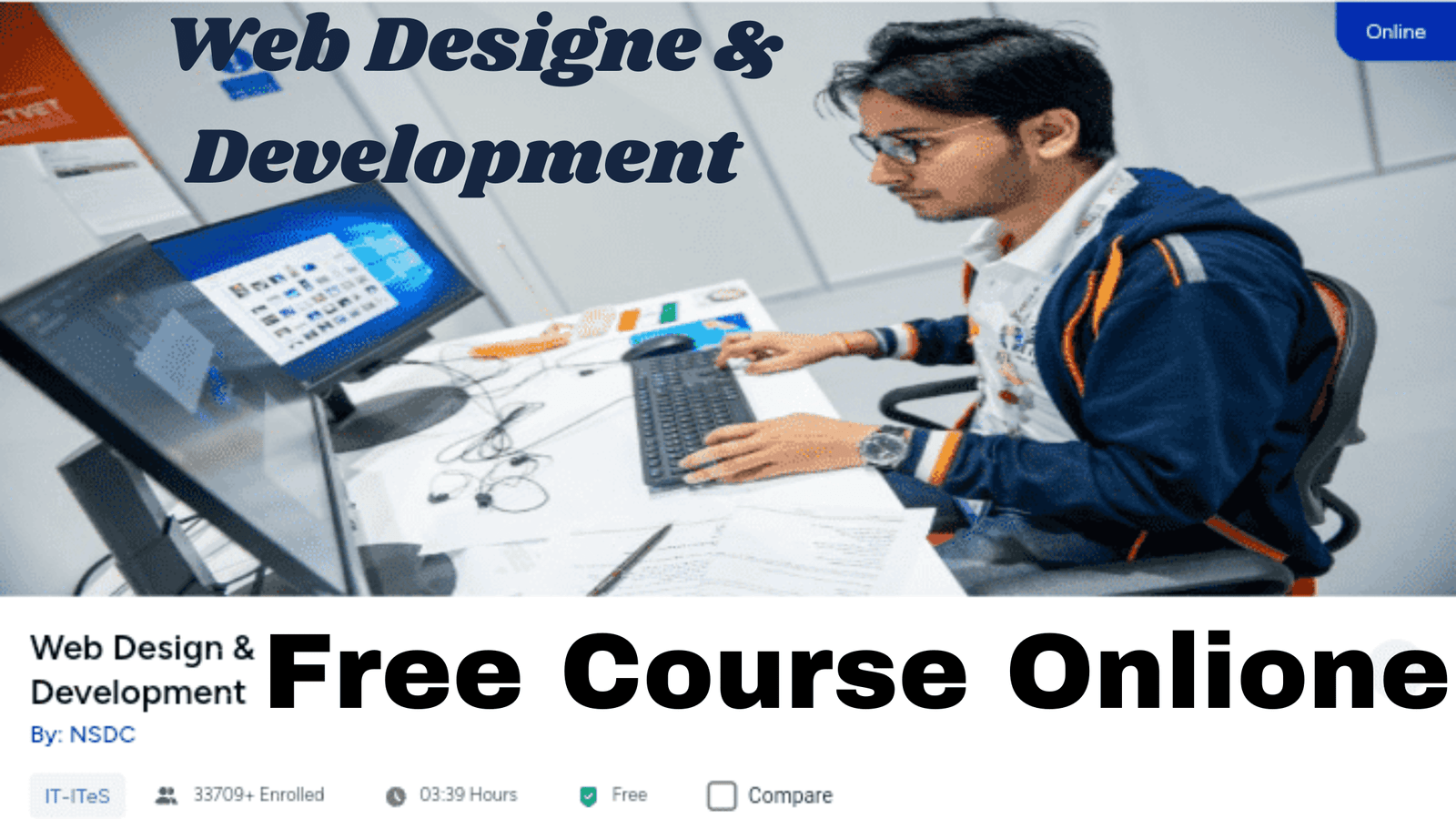 Web Design & Development Free Course Registration & Certificate